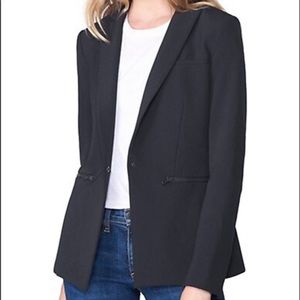 Classic blazer with clean lines for a timeless look.